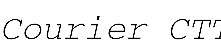 Courier CTT Bold Italic cкачать шрифт бесплатно
